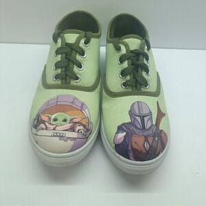 Lucasfilm Star Wars Women's Size 7 The Mandalorian Grogu Baby Yoda Lace Up Shoes